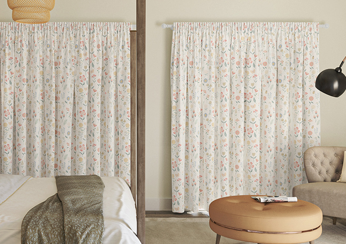 Floral Whimsy, Springtime - Made to Measure Curtains - Image 7